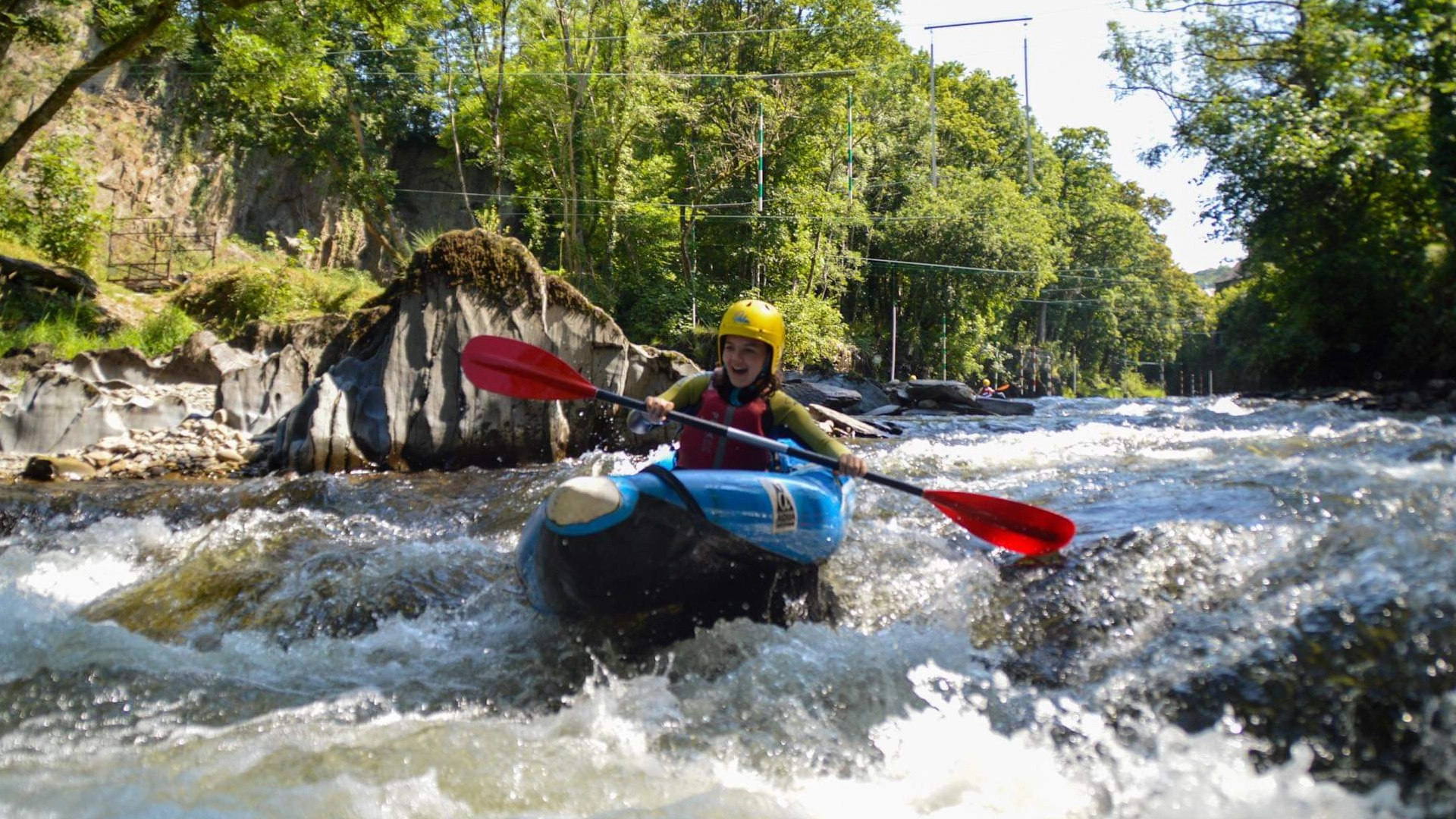 exciting rapids kayak