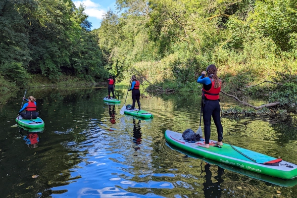 Paddle boarding adventure trip