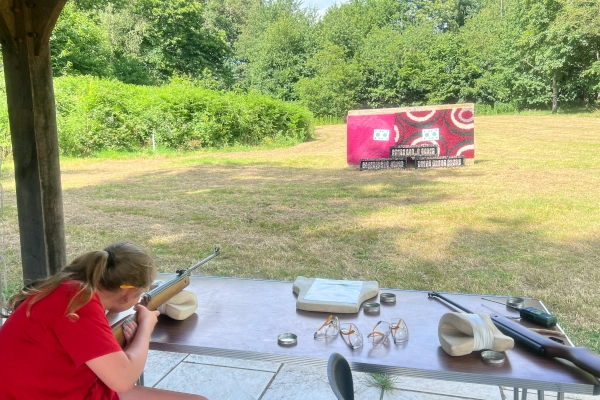 Air rifle session West Wales