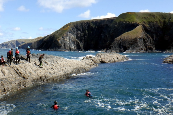 coasteering moylegrove cardigan ceredigion