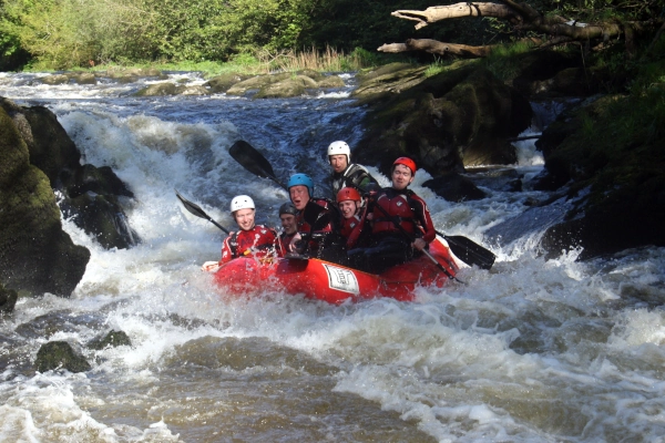 White water rafting West Wales
